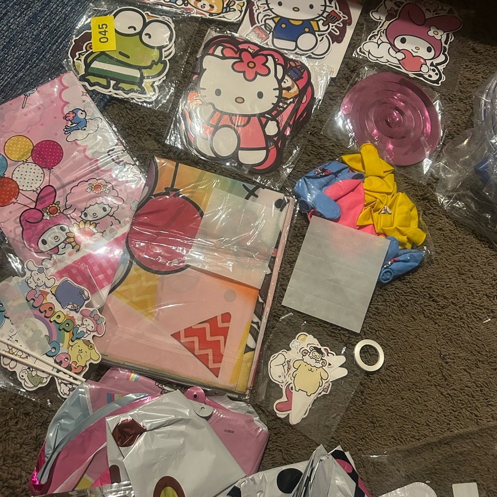 Hello kitty and friends birthday party supplies